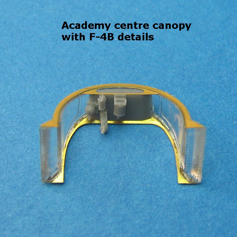 F-4 Phantom canopy details (Academy)