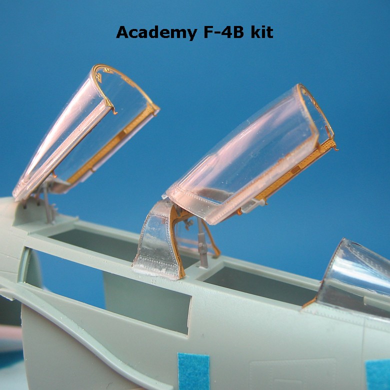 F-4 Phantom canopy details (Academy)