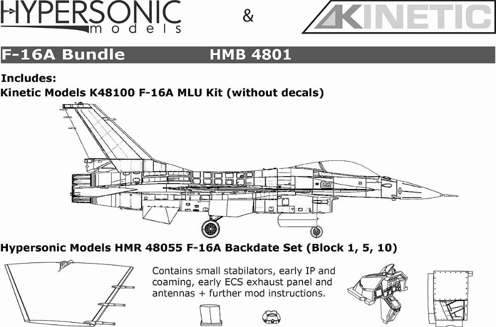 SOLD OUT: Kinetic F-16A Bundle