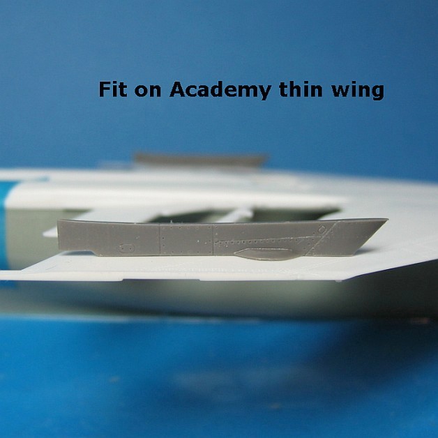 McDonnell 370 gal Drop Tanks for F-4 Phantom (for Academy thin wing (B/N))